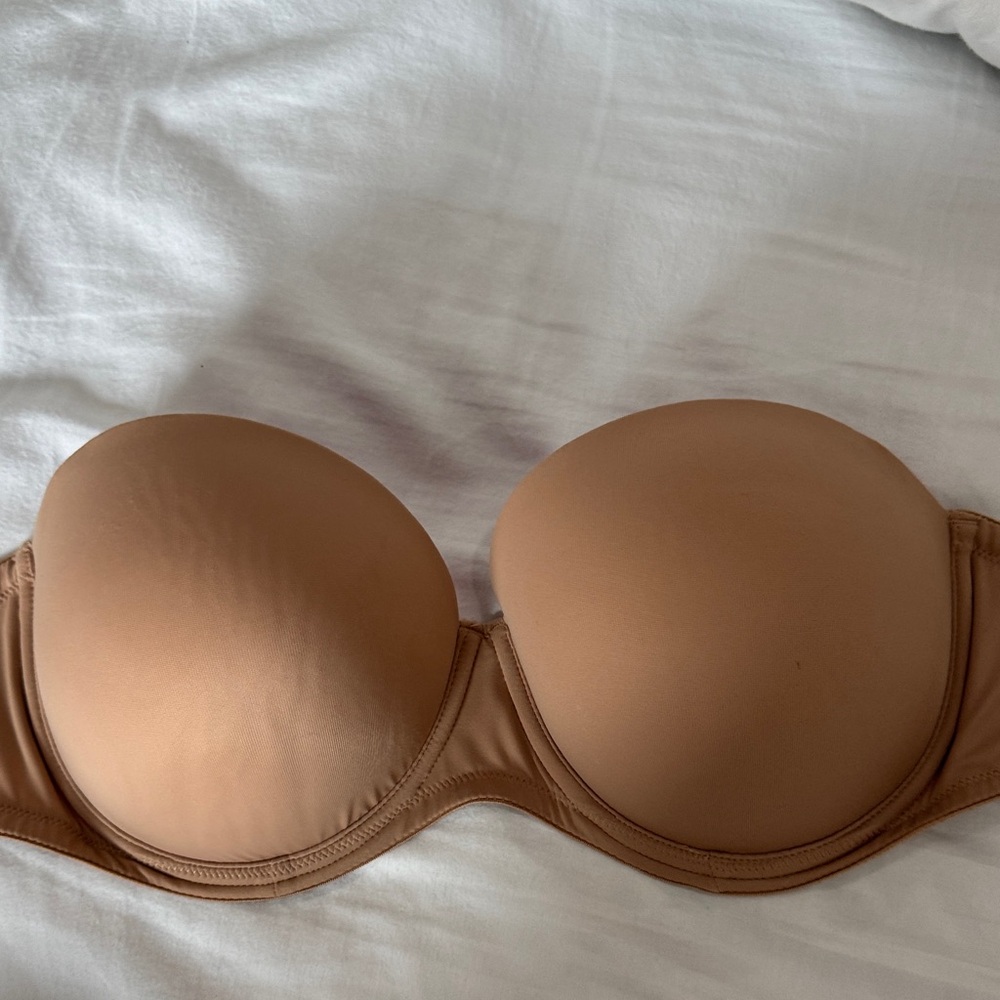 Victoria's Secret Tan Strapless Bra
